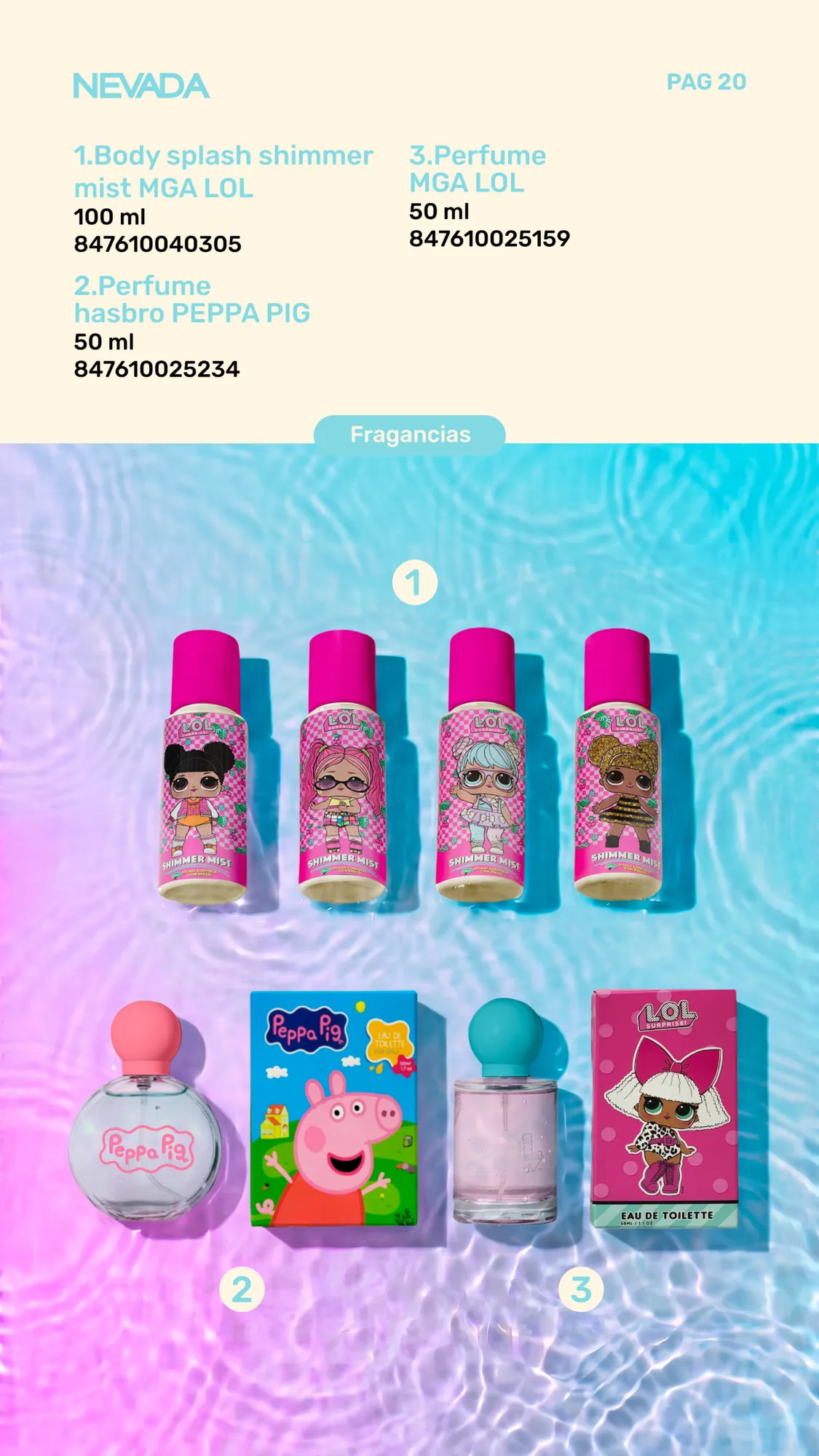 Fragancias: productos de la página 22